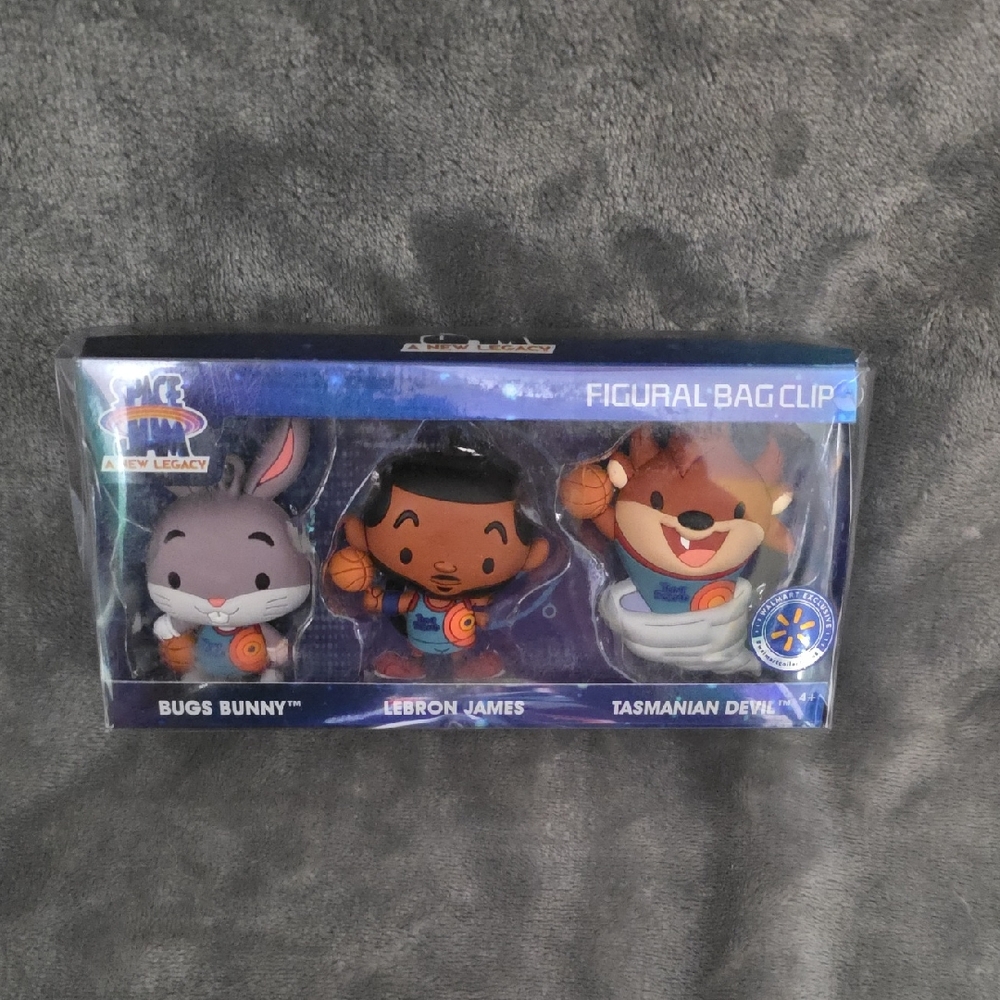 Space Jam Figural Bag Clip Set